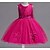 cheap Dresses-Girls&#039; Sleeveless Solid Colored 3D Printed Graphic Dresses Active Knee-length Polyester Dress Kids Daily Regular Fit Bow