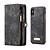 cheap iPhone Cases-Case For Apple iPhone XS / iPhone X Card Holder / Flip / Magnetic Full Body Cases Solid Colored Hard PU Leather