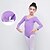 cheap Kids&#039; Dancewear-Ballet Leotards Girls&#039; Training / Performance Elastane / Lycra Criss Cross Long Sleeve Leotard / Onesie