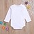 ieftine Tutine per neonate-Baby Girls&#039; Basic Christmas Solid Colored Christmas Short Sleeves Bodysuit White / Toddler
