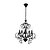 abordables Diseño de vela-Araña de cristal de 43 cm de 5 luces con acabados pintados estilo vela de metal tradicional / clásico 110-120v / 220-240v