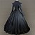 Χαμηλού Κόστους Ιστορικές &amp; Vintage Στολές-Βικτοριανό Μεσαίωνα 18ος αιώνας Τετράγωνη Λαιμόκοψη φόρεμα διακοπών Φορέματα Κοστούμι πάρτι Χορός μεταμφιεσμένων Φόρεμα χορού Γυναικεία Δαντέλα Βαμβάκι Στολές Μαύρο Πεπαλαιωμένο Μεταμφίεση