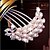 cheap Headpieces-Alloy Hair Combs with Imitation Pearl / Crystal / Rhinestone 1 Piece Casual / Daily Wear Headpiece