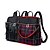 cheap Backpacks &amp; Bookbags-Women&#039;s PU School Bag Rucksack Commuter Backpack Large Capacity Zipper Geometric Pattern Sports &amp; Outdoor Daily Backpack Blue Red
