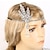 abordables Gatsby le magnifique-Vintage Classical Retro Vintage Roaring 20s 1920s Flapper Headband Head Jewelry Headbands forehead jewelry The Great Gatsby Charleston Gentlewoman Women&#039;s Feather Beads Halloween Party Business