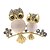 cheap Brooches-Women&#039;s Brooches Classic Owl Ladies European Gold Plated Brooch Jewelry Gold For Street