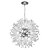 cheap Globe Design-16 Bulbs 55 cm Crystal / Mini Style / Eye Protection Chandelier Metal Crystal / Globe Electroplated Contemporary 110-120V / 220-240V