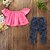 cheap Sets-Kids Toddler Girls&#039; Clothing Set Short Sleeve Fuchsia Floral Solid Colored Ripped Hole Cotton Daily Sports Active Basic Short