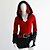 cheap Santa Suits &amp; Christmas Costumes-Uniforms Costume Christmas Dress Santa Clothes Adults Highschool Women&#039;s Dresses Vacation Dress Christmas Christmas Halloween Carnival Festival / Holiday Spandex Polyester Red Women&#039;s Easy Carnival