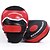 cheap Punching Bags &amp; Boxing Pads-Punch Mitts For Muay Thai Boxing Training Kickboxing Durable Half Ball Palm Grip Adjustable Wrist Strap Breathable Shockproof Prevent Injury PU Leather 2 pcs Adults&#039; Blue Red ANOTHERBOXER