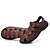 abordables Sandalias de hombre-Hombre Zapatos Confort Cuero de Napa Primavera / Verano / Otoño Sandalias Agua Negro / Marrón Claro / Casual / Al aire libre