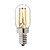 preiswerte Leuchtbirnen-KWB 1 W LED Kugelbirnen 150-200 lm E14 S14 2 LED-Perlen COB Abblendbar Warmes Weiß 220-240 V / 1 Stück / RoHs