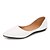 billiga Lätta damskor-Women&#039;s Loafers &amp; Slip-Ons Spring &amp;  Fall Low Heel Pointed Toe Business Daily Office &amp; Career Solid Colored PU Almond / Black / Ivory