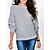 cheap Sweaters-Women&#039;s Pullover Sweater jumper Jumper Knit Knitted Boat Neck Solid Color Daily Going out Basic Stylish Batwing Sleeve Winter Fall Blue Wine S M L / Long Sleeve / Casual / Regular Fit