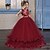 cheap Movie &amp; TV Theme Costumes-Cinderella Princess Dress Party Costume A-Line Dress Flower Girl Dress Girls&#039; Kid&#039;s Organza Costume Navy Blue / Burgundy Vintage Cosplay Sleeveless