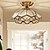 cheap Ceiling Lights-1-Light 28 cm Creative Flush Mount Lights Metal Glass Bowl Brass Contemporary / LED 110-120V / 220-240V / E26 / E27