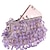 halpa Kirjekuori- ja iltalaukut-Women&#039;s Crystals / Sequin Polyester Evening Bag Rhinestone Crystal Evening Bags Solid Color Light Purple / Sky Blue / Coffee