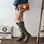 cheap Women&#039;s Boots-Women&#039;s Boots Knee High Boots Chunky Heel Round Toe Daily Outdoor PU Knee High Boots Winter Black / Army Green / Brown