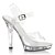 voordelige Damessandalen-Dames Sandalen Sexy Schoenen Transparante schoenen Grote maten Pumps Peep Toe Sexy minimalisme Bruiloft Feesten &amp; Uitgaan PVC Effen Zomer Wit Zwart / EU40