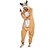 preiswerte Kigurumi Pyjamas-Erwachsene Kigurumi-Pyjamas Giraffe Karikatur Pyjamas-Einteiler Flanell Cosplay Für Herren und Damen Weihnachten Tiernachtwäsche Karikatur Fest / Feiertage Kostüme