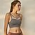 cheap New In-Women&#039;s Sports Bra Sports Bra Top Running Bra Cut Out Nylon Mesh Zumba Yoga Fitness Breathable High Impact Push Up Padded High Support Dark Navy Gray Light Pink Solid Colored / Summer / Micro-elastic