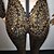 cheap Exotic Dancewear-Exotic Dancewear Rhinestone Bodysuit / Club Costume Women&#039;s Performance Spandex Crystals / Rhinestones Long Sleeve Leotard / Onesie