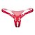 cheap Panties-Women&#039;s Tassel Fringe Sexy G-strings &amp; Thongs Panties - Normal, Embroidered Low Waist Wine Blushing Pink Red One-Size