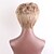 cheap Human Hair Capless Wigs-Human Hair Blend Wig Short Natural Wave Pixie Cut Short Hairstyles 2020 With Bangs Berry Natural Wave Short Side Part African American Wig Machine Made Women&#039;s 1# Strawberry Blonde / Bleach Blonde