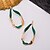 cheap Earrings-Women&#039;s Hoop Earrings Classic Ladies Stylish Unique Design Earrings Jewelry Gold For Daily 1 Pair