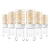 abordables Ampoules LED double broche-6 pièces 10 W LED à Double Broches 600-800 lm G9 T 86 Perles LED SMD 2835 Blanc Chaud Blanc Froid Blanc Naturel 220-240 V / CE