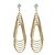 cheap Earrings-Women&#039;s Drop Earrings Long Stacking Stackable Ladies European Rhinestone Silver Plated Gold Plated Earrings Jewelry Gold / Silver For Street 1 Pair
