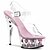cheap Women&#039;s Slip-Ons &amp; Loafers-Women&#039;s Heels Sandals Platform Stiletto Heel Club Shoes Lucite Heel Wedding Party &amp; Evening Crystal Hollow-out Flower PVC Summer White / Red / Fuchsia