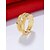 cheap Rings-Men&#039;s Ring Cubic Zirconia 1pc Gold Silver Silver-Plated Cubic Luxury Wedding Party Jewelry Classic Star Cool