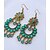 cheap Earrings-Women&#039;s Drop Earrings Hanging Earrings Hollow Out Flower Rainbow Ladies Vintage Ethnic African Resin Rhinestone Earrings Jewelry Red / Green / Rainbow For Daily 1 Pair