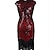 povoljno Veliki Gatsby-Veliki Gatsby Čarlston Urlajuće 20-te 1920-ih Koktel haljina Vintage haljina Haljina s flapperom Maturalna haljina Prom haljine Žene Šljokice Kostim Vintage Cosplay Zabava Maturalna zabava Maturalna