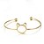 baratos Pulseira-4pcs Women&#039;s Chain Bracelet Bracelet Classic Ladies Artistic Unique Design Fashion Alloy Bracelet Jewelry Gold For Daily Street