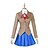 cheap Videogame Costumes-Inspired by Doki Diki Literature Club Monika / Natsuki Video Game Cosplay Costumes Cosplay Tops / Bottoms Lolita / Fashion Long Sleeve Coat Vest Blouse Costumes / Skirt / Tie-on Bows