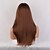 cheap Human Hair Capless Wigs-Human Hair Wig Straight Straight Light Auburn Tipped Medium Brown with Blonde Beige Blonde / Bleached Blonde