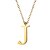 cheap Necklaces-Women&#039;s Pendant Necklace Logo Name Alphabet Shape Ladies Fashion Stainless Steel Black Gold Silver 55 cm Necklace Jewelry 1pc For Gift Daily