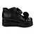 Χαμηλού Κόστους Lolita Υποδήματα-Γυναικεία Παπούτσια Πανκ Τακούνι Σφήνα Παπούτσια Κέντημα 5 cm Μαύρο Συνθετικό δέρμα / Πολυουρεθάνη Δέρμα Αποκριάτικες Στολές