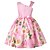 cheap Party Dresses-Kids Toddler Little Girls&#039; Dress Floral Solid Colored Color Block Christmas Daily Holiday Print Blue Purple Yellow Above Knee Sleeveless Active Sweet Dresses Spring Summer Slim