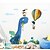 cheap Wall Stickers-Animals / Christmas Decorations Wall Stickers Plane Wall Stickers / Holiday Wall Stickers Decorative Wall Stickers, PVC Home Decoration Wall Decal Wall Decoration 1 set