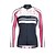 cheap Men&#039;s Clothing Sets-Realtoo Women&#039;s Long Sleeve Cycling Jersey with Tights Winter Spandex Polyester Black Floral Botanical Plus Size Bike Clothing Suit Thermal Warm Breathable 3D Pad Quick Dry Sweat-wicking Sports
