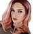 cheap Synthetic Trendy Wigs-Synthetic Wig Cosplay Wig Wavy Side Part Braid Medium Length Brown / Burgundy Synthetic Hair 35.5 inch Women&#039;s Fashionable Design Easy to Carry Women Red Brown(NON-LACE)