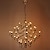 levne Svíčkový design-ecolight 95 cm závěsné světlo kreativní lustr ve stylu svíčky kovový lustr ve stylu svíčky klasické kancelářské, obchody / kavárny galvanizované umělecké elegantní moderní 110-120v 220-240v