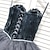 billige Historiske og vintagekostumer-Lille sort kjole Elegant Cocktail Kjole Vintage kjole Kjoler Maskerade Festkjole Sort svane Dame Cosplay Kostume Bal Kjole