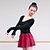 tanie Stroje baletowe-Balet Topy Damskie / Dla dziewczynek Szkolenie / Spektakl Gwarantując Przędza / Dzianina Gore Długi rękaw Top