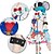 Χαμηλού Κόστους Κοστούμια Anime-Inspired by Love Live Cosplay Anime Cosplay Costumes Japanese Cosplay Suits Color Block Dress Bow More Accessories For Men&#039;s Women&#039;s / Cap / Cap