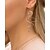 cheap Earrings-Women&#039;s Drop Earrings Hollow Out Flamingo Ladies Stylish Simple Earrings Jewelry Gold For Daily 1 Pair