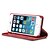 cheap iPhone Cases-CaseMe Case For Apple iPhone SE / 5s / iPhone 5 Wallet / Card Holder / with Stand Full Body Cases Solid Colored Hard PU Leather
